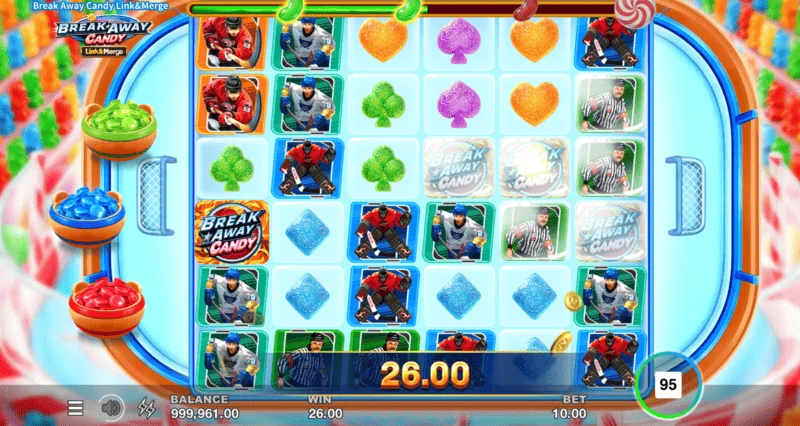 Break Away Candy - стартиране на Free Spins с нарастващ Multiplier Trail